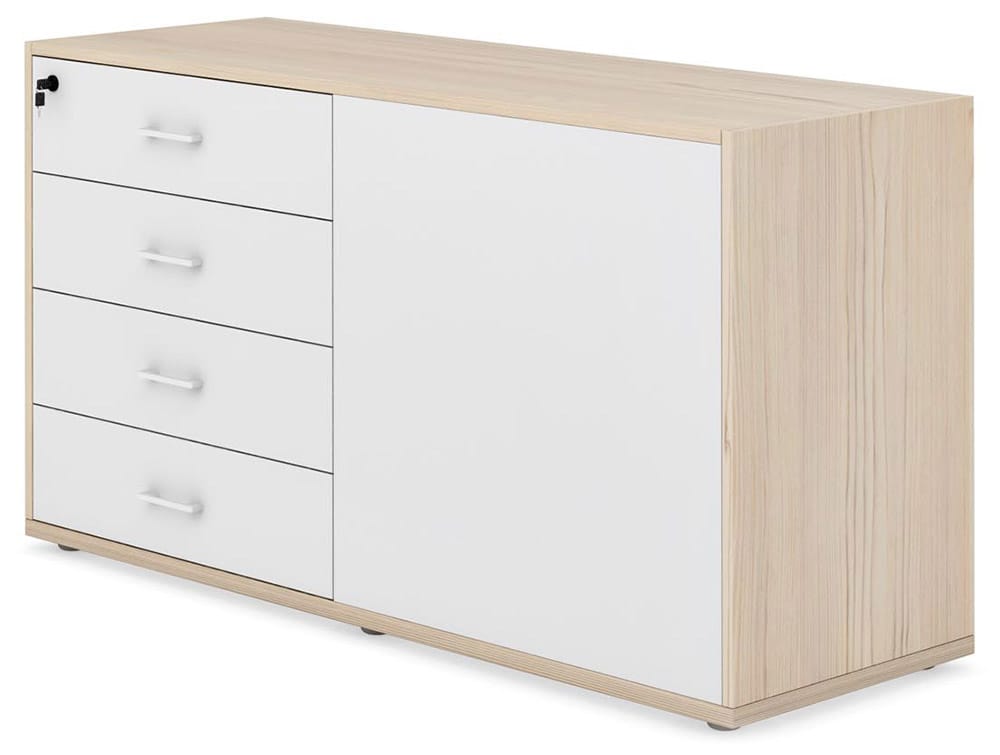 Приставная тумба TARGET 1,4 м левая (Rovere)